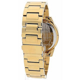 Guess Crystal Multifunction Gold Dial Gold Steel Strap Watch for Women - W0778L2