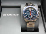 Tag Heuer Formula 1 Quartz Chronograph Blue Dial Silver Steel Strap Watch for Men - CAZ1014.BA0842