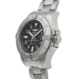 Breitling Avenger II Seawolf 45mm Grey Dial Silver Steel Strap Mens Watch - A1733110/F563