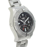 Breitling Avenger II Seawolf 45mm Grey Dial Silver Steel Strap Mens Watch - A1733110/F563