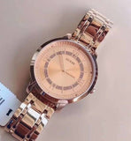 Guess Montauk Rose Gold Dial Rose Gold Steel Strap Watch For Women - W0933L3