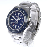 Breitling Superocean 44mm Special Blue Dial Silver Steel Strap Watch for Men - Y17393161C1A1