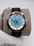 Breitling Superocean Automatic 44 Turquoise Dial Black Rubber Strap Watch for Men - A17376211L2S1