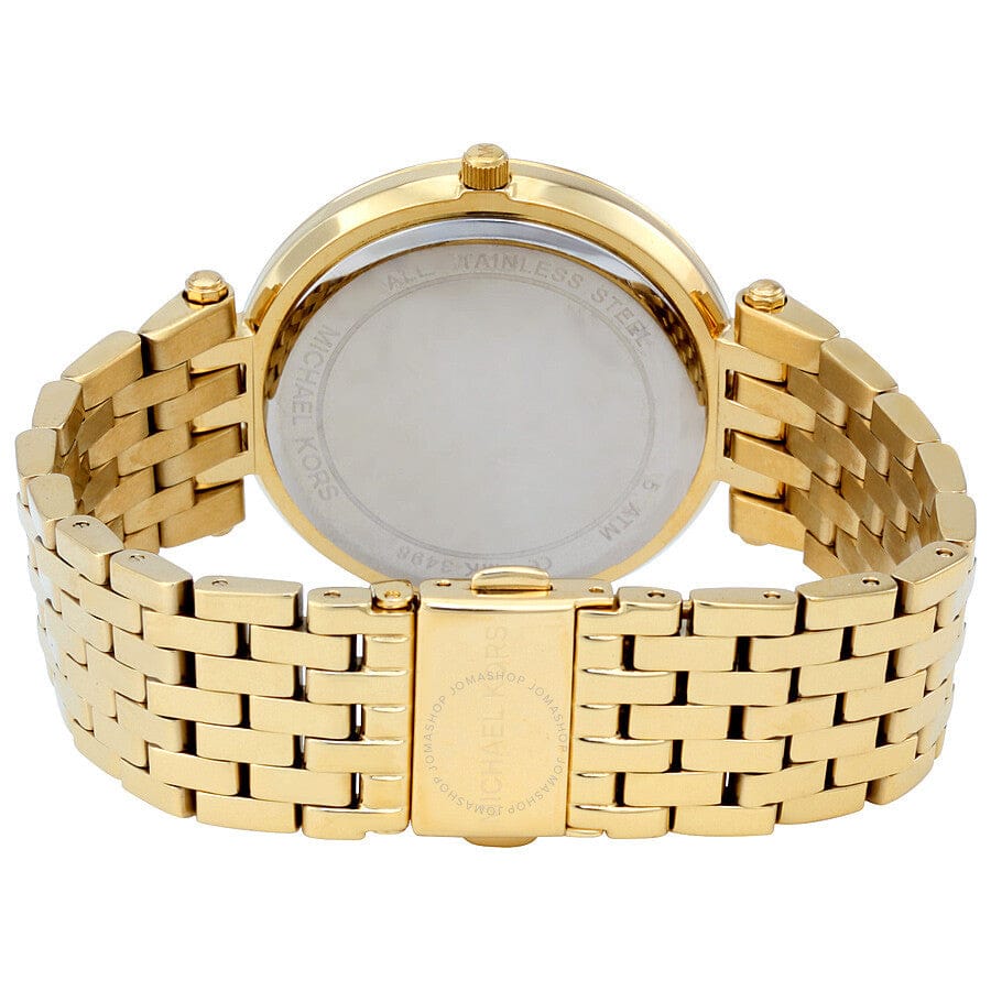 Michael Kors Darci Gold Dial Gold Steel Strap Watch for Women - MK3398