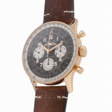 Breitling Navitimer 1959 Edition Black Dial Brown Leather Strap Watch for Men - RB0910371B1X1