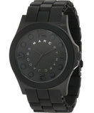 Marc Jacobs Pelly Black Dial Black Silicon Strap Watch for Women - MBM2511