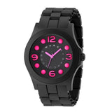 Marc Jacobs Pelly Black Dial Black Silicone Strap Watch for Women - MBM2529