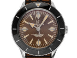 Breitling Superocean Heritage '57 Outerknown Brown Dial Brown NATO Strap Watch for Men - A103703A1Q1W1