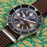 Breitling Superocean Heritage '57 Outerknown Brown Dial Brown NATO Strap Watch for Men - A103703A1Q1W1