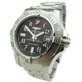 Breitling Avenger II Seawolf 45mm Grey Dial Silver Steel Strap Mens Watch - A1733110/F563