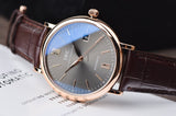 IWC Portofino Automatic Grey Dial Brown Leather Strap Watch for Men - IW356511