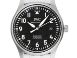 IWC Pilot’s Watch Mark XVIII Black Dial Silver Steel Strap Watch for Men - IW327015