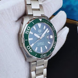 Tag Heuer Aquaracer Green Dial Watch for Men - WAY201S.BA0927