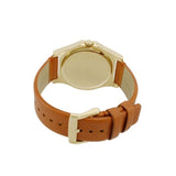 Marc Jacobs Baby Dave White Dial Brown Leather Strap Watch for Leather - MBM1261