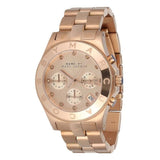 Marc Jacobs Blade Rose Gold Dial Rose Gold Steel Strap Watch for Women - MBM3102