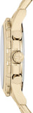 Fossil Garrett Chronograph Gold Dial Gold Steel Strap Watch for Men - FS5772