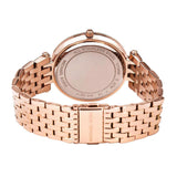 Michael Kors Darci Brown Dial Rose Gold Stainless Steel Strap Watch for Women - MK3217