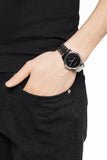 Gucci G Timeless Quartz Stainless Steel Black Dial 27mm Watch For Men - YA126522