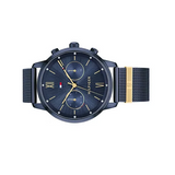 Tommy Hilfiger Blake Quartz Blue Dial Blue Mesh Bracelet Watch for Men - 1782305