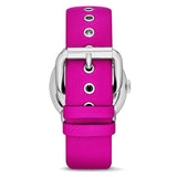 Marc Jacobs Amy Pop Pink Dial Pink Leather Strap Watch for Women - MBM1286