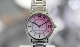 Marc Jacobs Roxy Pink Dial Silver Steel Strap Watch for Women - MJ3552