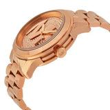 Michael Kors Runway Rose Gold Dial Rose Gold Steel Strap Watch for Women - MK5661