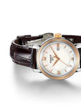 Tissot Bridgeport Lady White Dial Brown Leather Strap Watch For Women - T097.010.26.118.00