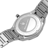 Maserati Stile Blue Dial Silver Steel Strap Watch For Men - R8853142006