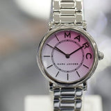 Marc Jacobs Roxy Pink Dial Silver Steel Strap Watch for Women - MJ3554