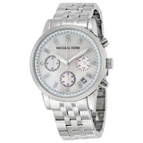 Michael Kors Ritz White Dial Silver Stainless Steel Strap Watch for Women - MK5020