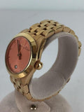 Marc Jacobs Peeker Pink Dial Rose Gold Stainless Steel Strap Watch for Women - MBM3377