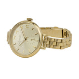 Marc Jacobs Sally Champagne Gold Dial Gold Stainless Steel Strap Watch for Women - MBM3363