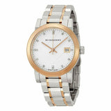 Burberry The City Silver Dial Two Tone Steel Strap Watch for Women - BU9214