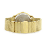 Movado Bold Diamonds Gold Dial Gold Mesh Bracelet Watch For Men - 3600460