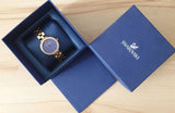 Swarovski Daytime Glittering Blue Dial Rose Gold Steel Strap Watch for Women - 5182277