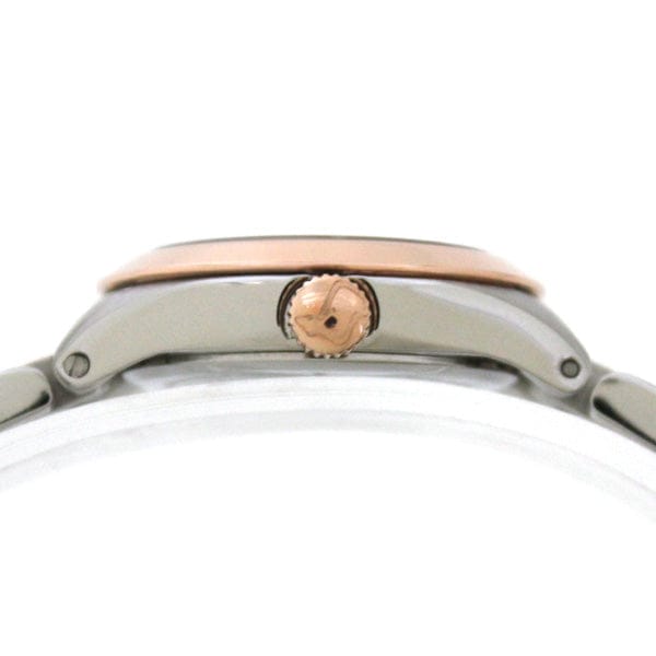 Marc Jacobs Peeker Silver Dial Two Tone Steel Strap Watch for Women - MBM3375