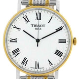 Tissot Everytime Medium White Dial Two Tone Mesh Bracelet Watch For Men - T109.410.22.033.00