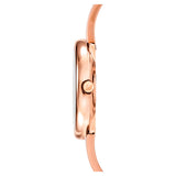 Swarovski Crystalline Bracelet White Dial Rose Gold Steel Strap Watch for Women - 5269250