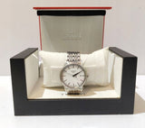 Tissot Carson Steel White Dial Silver Steel Strap Watch For Men - T085.410.11.011.00