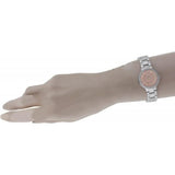 Fossil Virginia Pink Dial Silver Steel Strap Watch for Women - ES3504