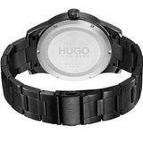 Hugo Boss Aeroliner Black Dial Black Steel Strap Watch for Men - 1513275