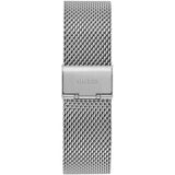 Guess Continental Quartz Black Dial Silver Mesh Strap Watch For Men - GW0582G1