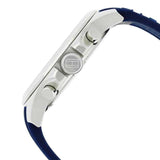 Tommy Hilfiger Decker Quartz White Dial Blue Rubber Strap Watch for Men - 1791349