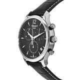 Tissot T Classic Tradition Black Dial Black Leather Strap Watch For Men - T063.617.16.057.00