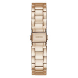 Guess Luna Diamonds Rose Gold Dial Rose Gold Steel Strap Watch for Women - GW0307L3