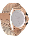 Maserati Traguardo 45mm Chronograph Rose Gold Mesh Strap White Dial Watch For Men - R8873612011