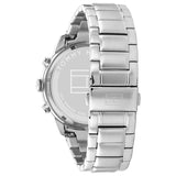 Tommy Hilfiger Jimmy Multifunction Black Dial Silver Steel Strap Watch For Men  - 1791950