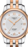 Tissot Le Locle Lady Automatic Silver Dial Two Tone Steel Strap Watch For Women - T006.207.22.036.00