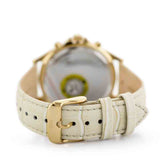 Tommy Hilfiger Ari Diamonds White Dial Cream Leather Strap Watch for Women - 1781982