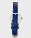 Coach Park Navy Blue Dial Navy Blue Leather Strap Watch for Women - 14503535